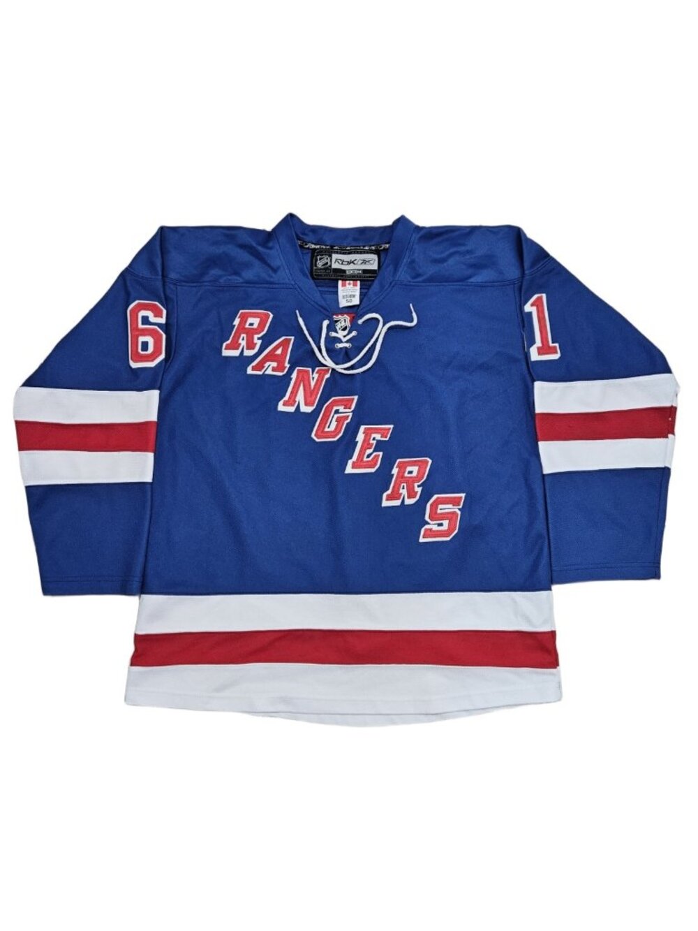 New York Rangers Rick Nash #61 Reebok CCM Jersey Size 50